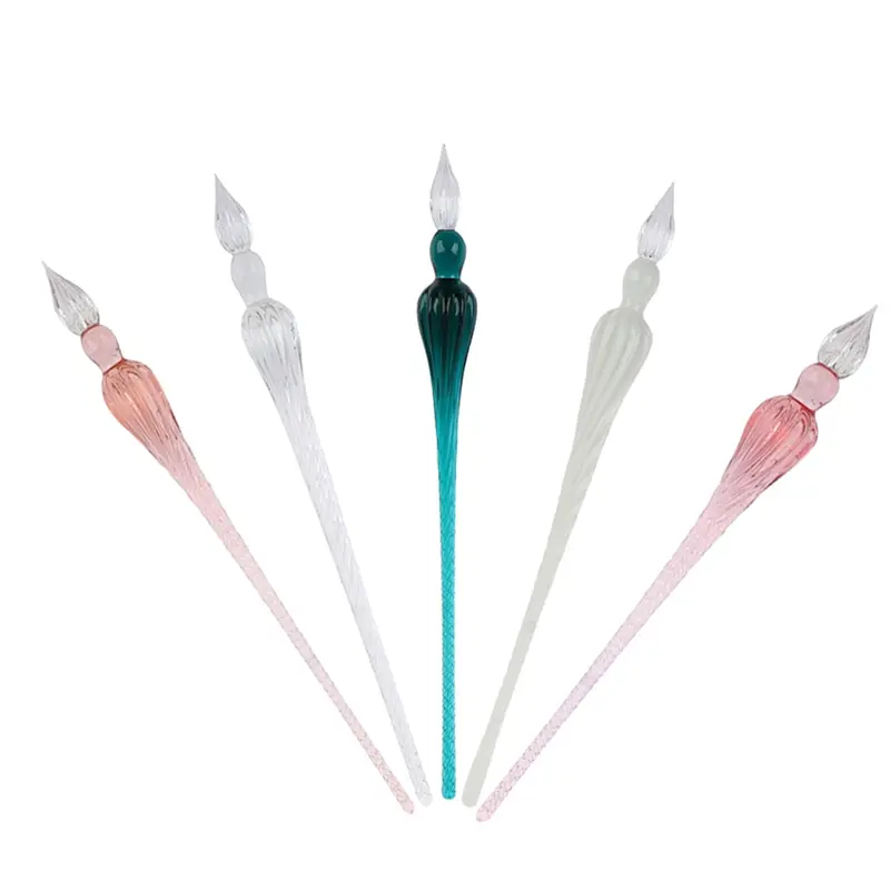 Стеклянная капельная авторучка 1 шт. винтажная стеклянная для погружения в воду