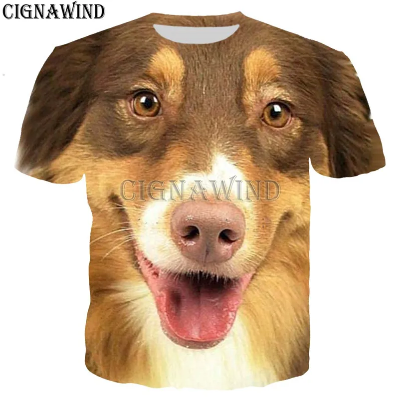 Новое поступление футболка для мужчин и женщин Хаски золотистый ретривер Аляска