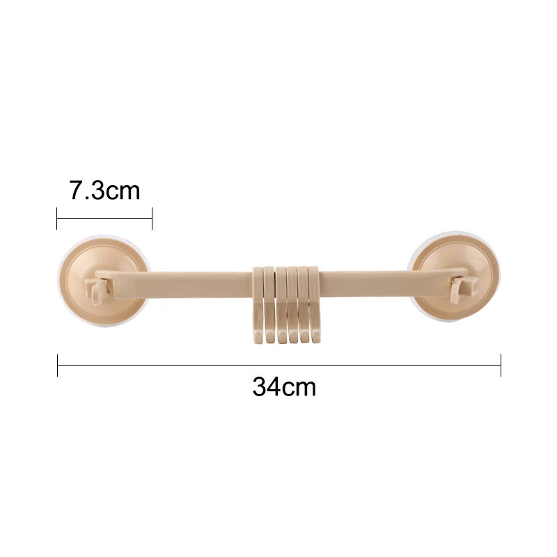 wall vacuum rack suction cup 6 hooks towel bathroom kitchen holder sucker hanger cabinet cupboard hanger frame holde rack free global shipping