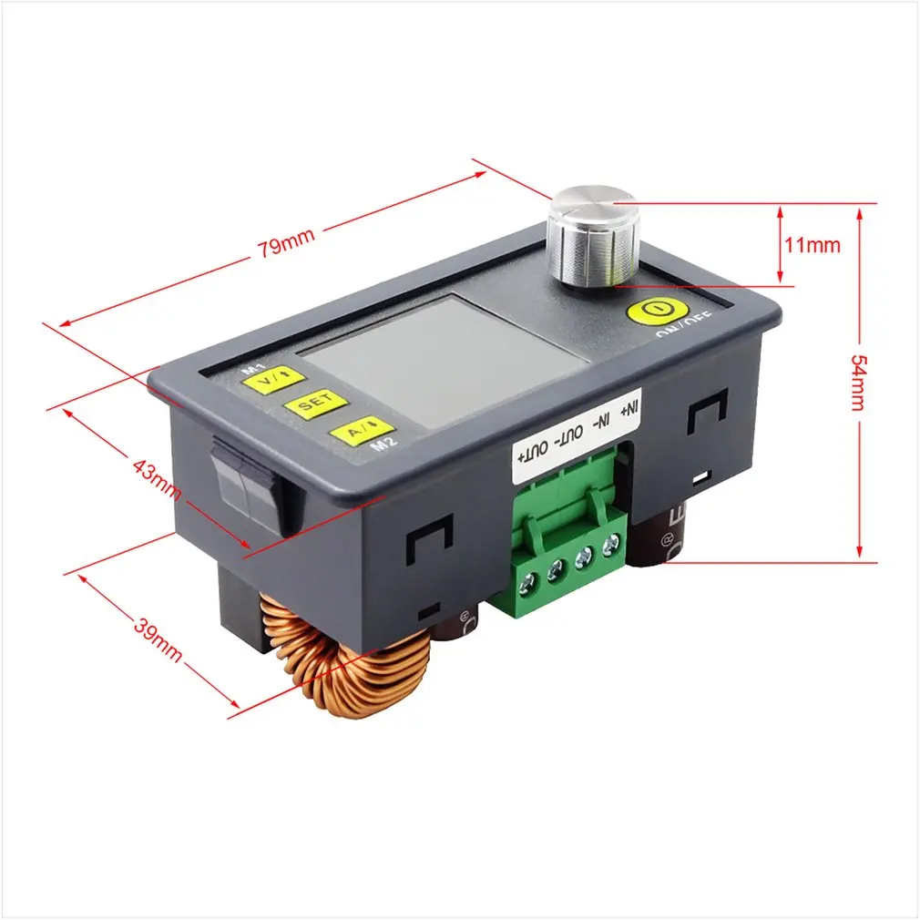

DPS8005 Programmable Constant Voltage Current Step-down Power Supply Module Voltmeter Ammeter Buck Converter 80V 5A