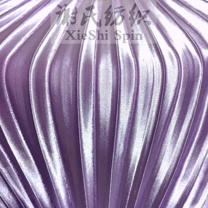 Ткань складчатая электрооптическая на 3 метра в полоску, аккордеон, орган, скрюченная шелковая атласная юбка-платье.