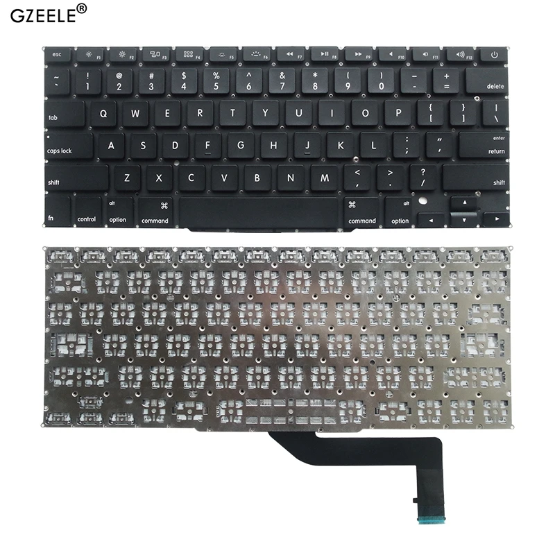 Английская клавиатура для ноутбука Macbook Pro 15 &quotA1398 ME663 MGXA2 MGXC2 MC975 MC976 ME664 ME665 ME293 ME294