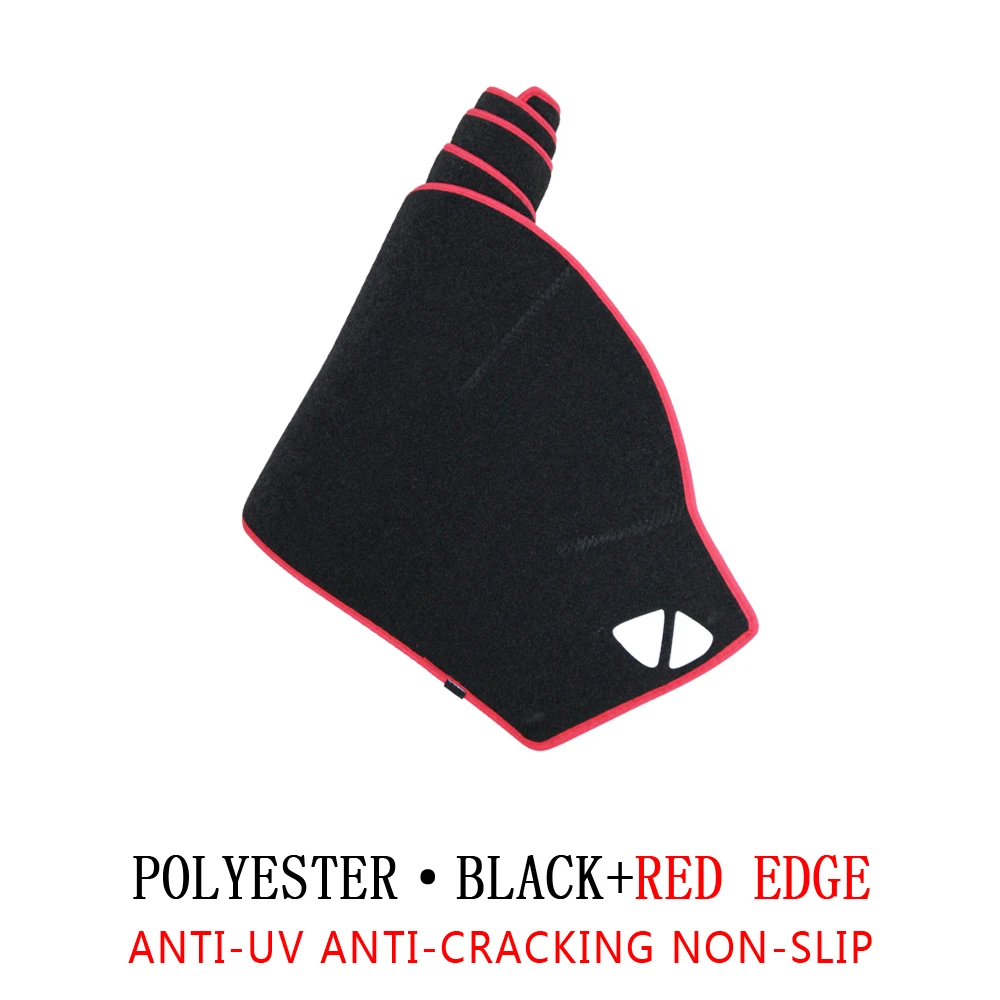 BLACK RED EDGE PNSL накладка на приборную панель автомобиля, коврик для приборной панели, коврик для Mazda 6 GH 2008-2013, защита от солнца, противоскользящий, защита от ультрафиолета - Название цвета: BLACK RED EDGE