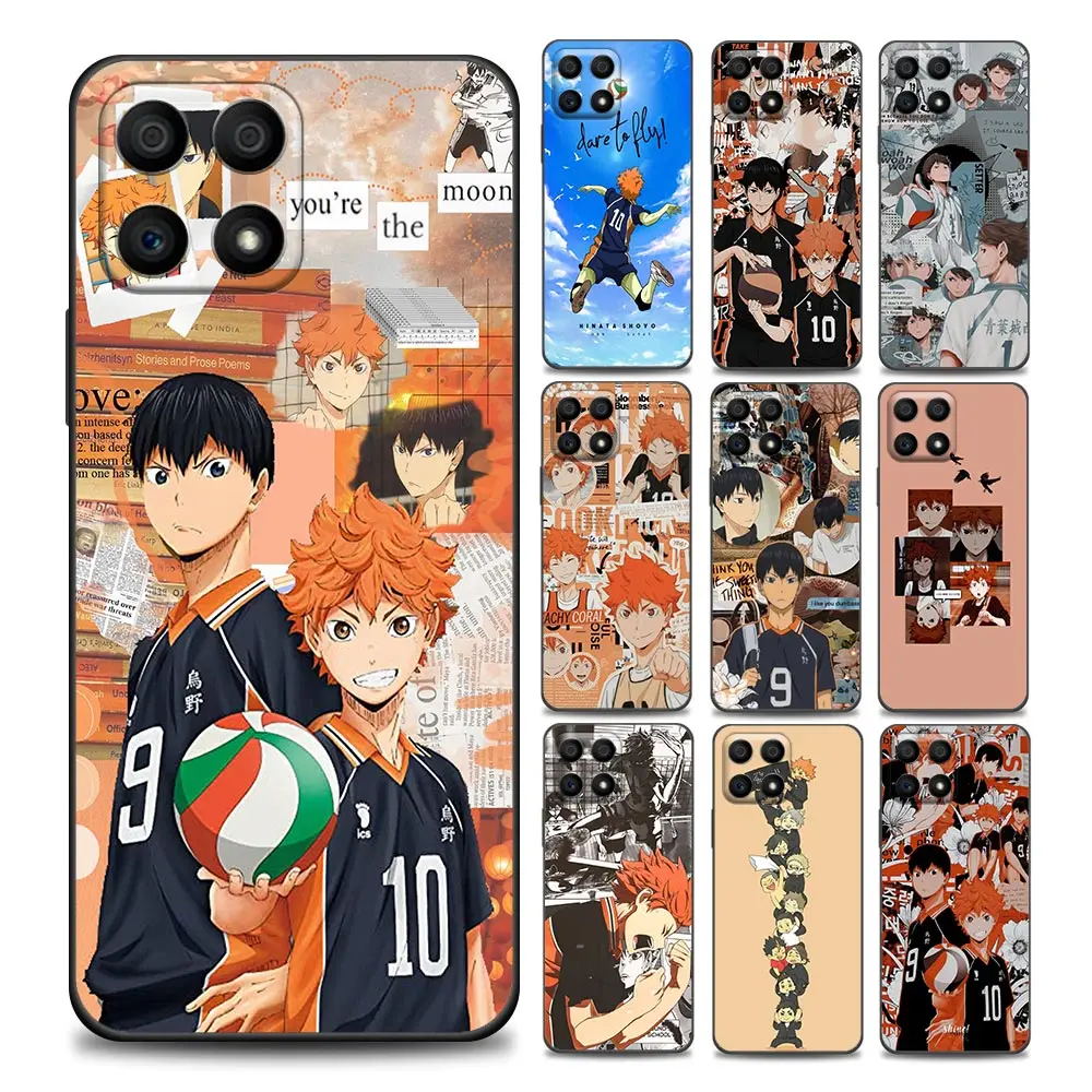 

Haikyuu Hinata Attacks Phone Case for Honor 8X 8S 9S 9C 9A 9X Case Play 50 10 20 20e 30i Pro Lite Youth Soft Silicone Cover