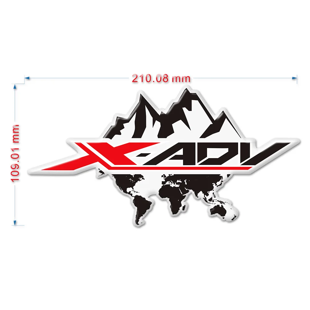 Мотоцикл X ADV для HONDA XADV 750 adv 3D логотип боковая панель наклейки на бак защита