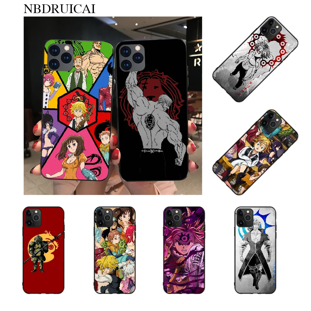 NBDRUICAI Nanatsu no Taizai Seven Deadly Мягкий силиконовый чехол для телефона iPhone 11 pro XS MAX 8 7 6 6S Plus X