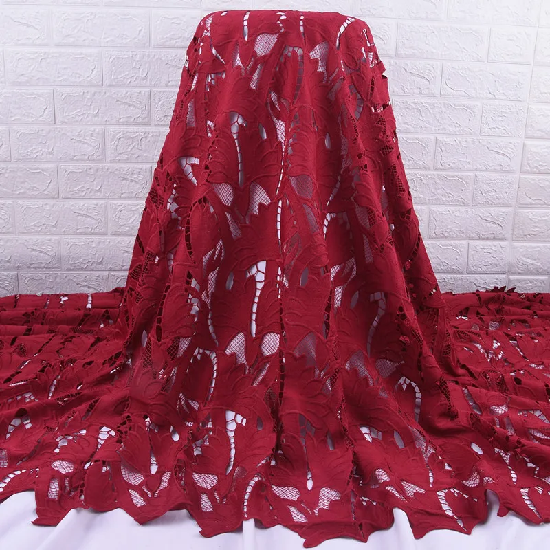 Zhenguiru High Quality Guipure Cord Mesh African Lace Fabric Beautiful Nigerian Fabric For Women Party And Wedding Dress A2026