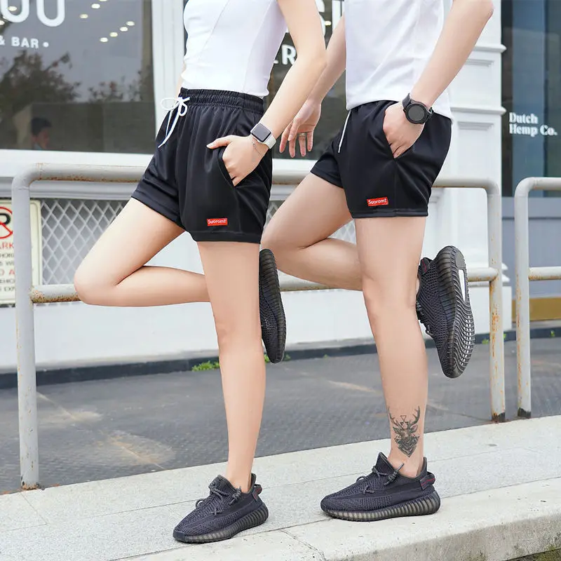 

Summer Casual Shorts Men's Quick-drying Stretch Loose Beach Pants Men And Women Gym Running Jogging Sports Pants Plus Size