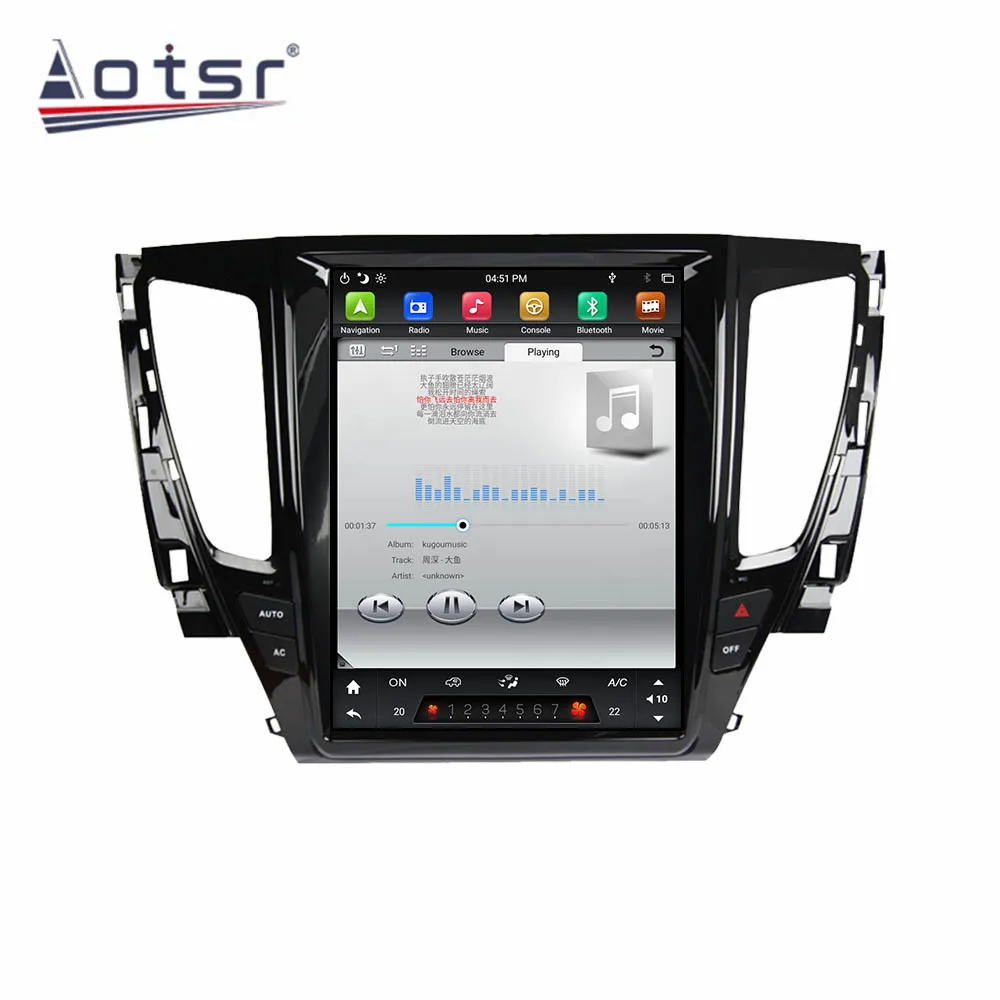 Автомобильный мультимедийный плеер ForTesla Style Android 9 0 с сенсорным экраном для MITSUBISHI