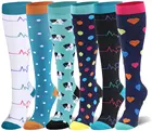 Компрессионные носки Для мужчин Для женщин Для мужчин спортивные носки 20-30mmHg отек предотвращает варикозное расширение вен носки медсестры Футбол чулки