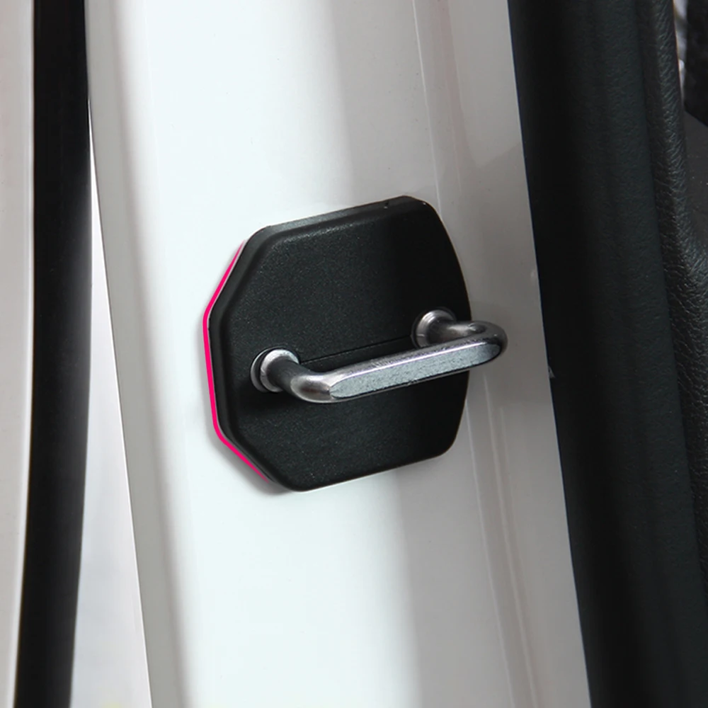 4pcs Car Door Lock Cover Fit For Ford Focus 3 MK3 Fiesta Kuga Escape Car-Styling Protect Sticker | Автомобили и мотоциклы