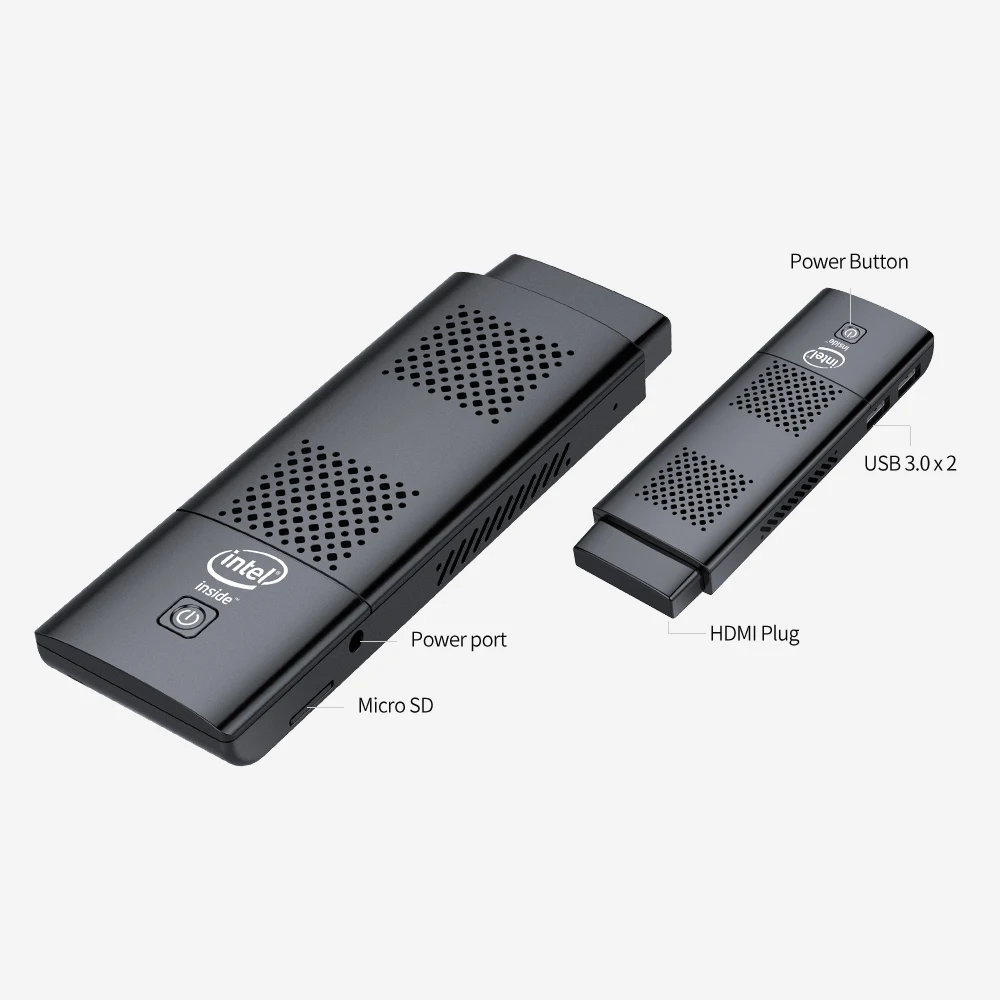 Мини-ПК четырехъядерный процессор Celeron J4125 6G/8G LPDDR4 128G/256G eMMC карманный компьютер 2