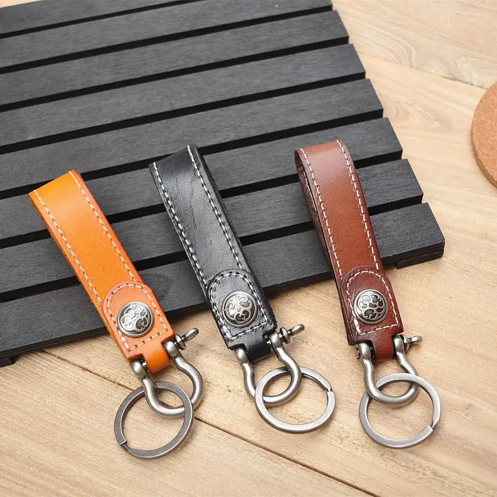 Винтажный держатель ключа кошелечного типа роскошная кожаная ключница