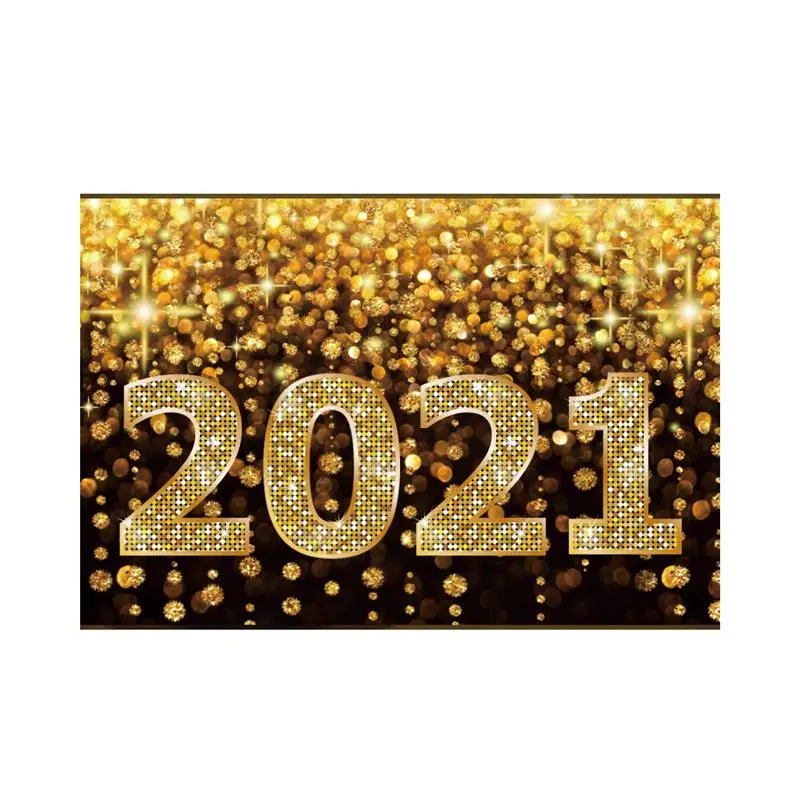

2021 New Happy New Year Celebration Photo Photography 1.5*1M Background Cloth Photo Studio Props Party Celebration Poster
