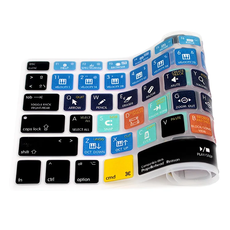 Защитный чехол для клавиатуры HRH силиконовый Macbook Air Pro Retina 13 &quot15&quot 17EU/US |