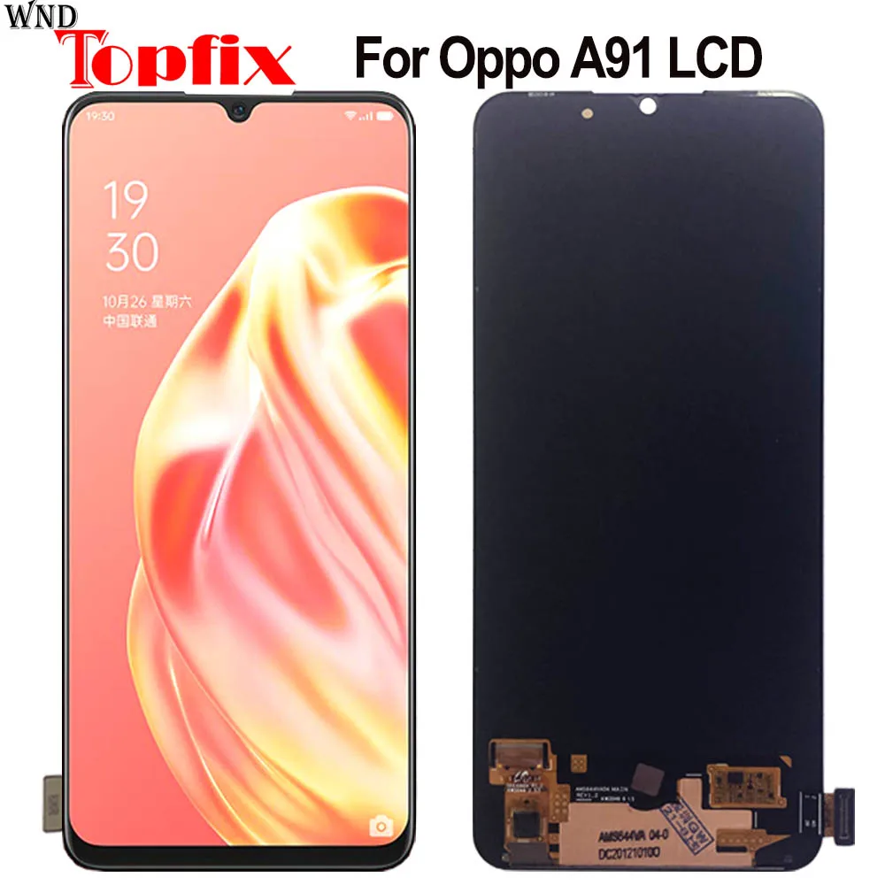 

ЖК-дисплей для OPPO A91, сенсорный экран в сборе, замена для телефона 6,4 дюйма, ЖК-дисплей Oppo CPH2001 CPH2021