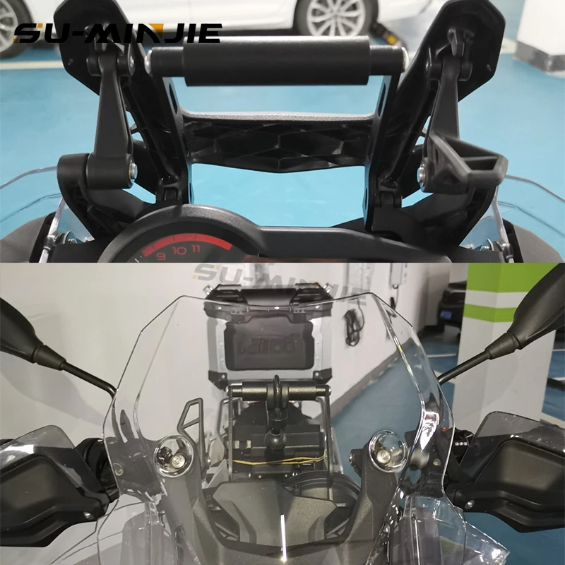 Мотоцикл GPS смартфон навигационное крепление Монтажный кронштейн адаптер