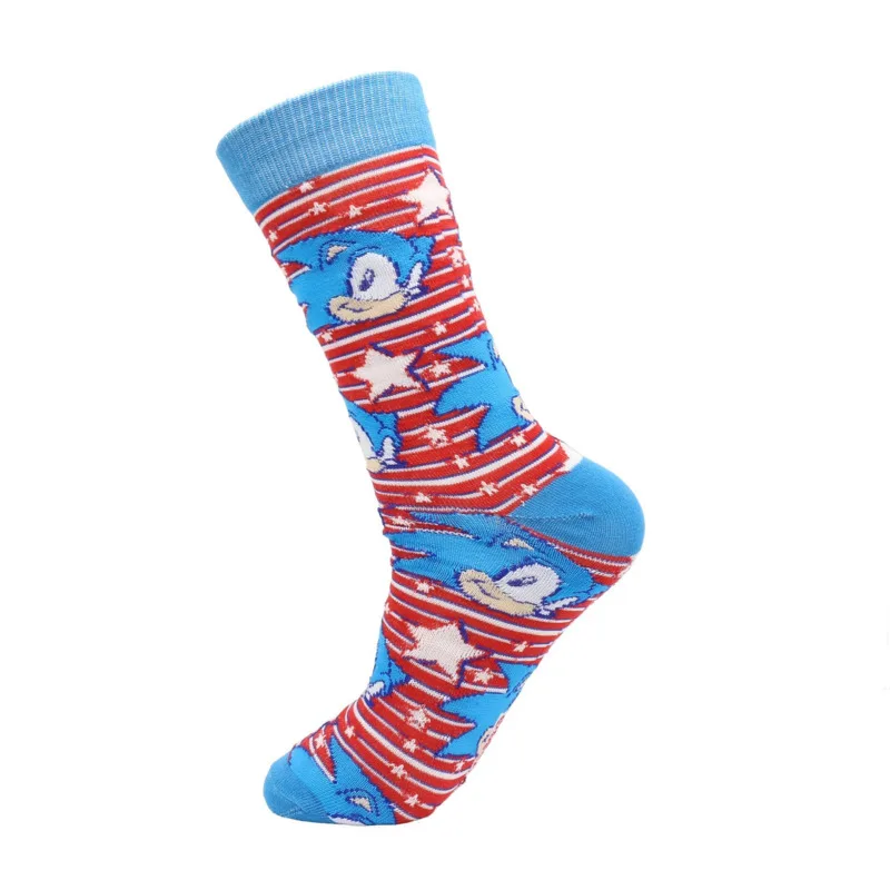 

New Cotton men Women's Crew Socks Funny Harajuku Cute Novelty Cartoon sloth Anime Game socks Christmas Skateboard Sock Gift