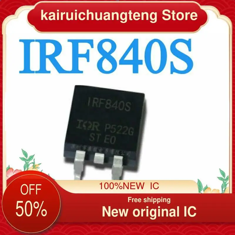 

(1 шт.) IRF840STRLPBF IRF840S F840NS 8A 500V новый оригинальный IC