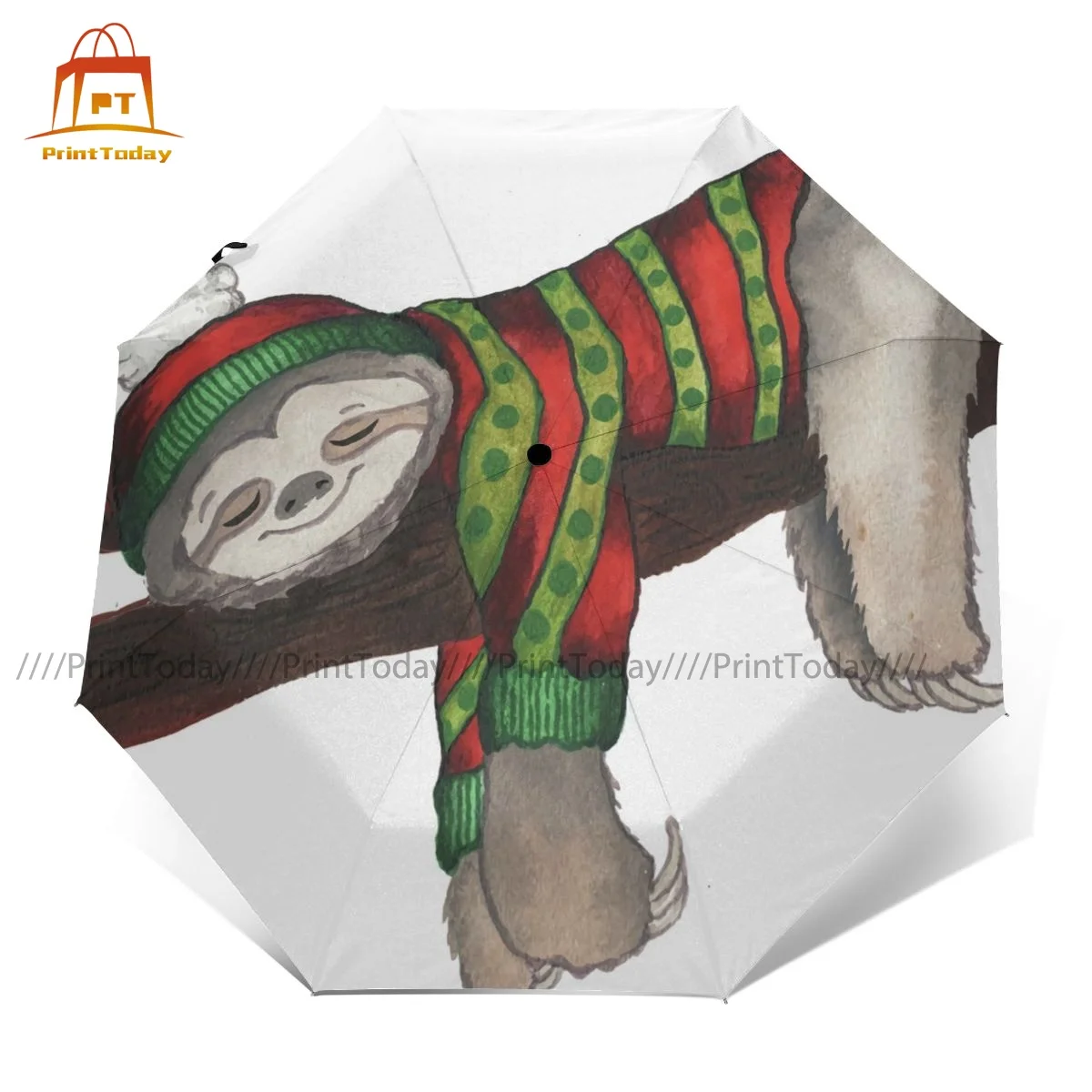 

Sloth Umbrella Cute Anti UV Umbrella Automatic Design Portable Outdoor Umbrella