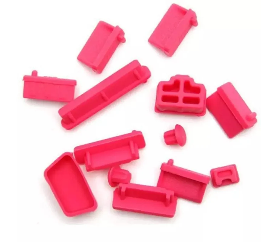 Bozhu 13 шт./компл. Красочные Силиконовые Анти Пылезащитный заглушка для ноутбука