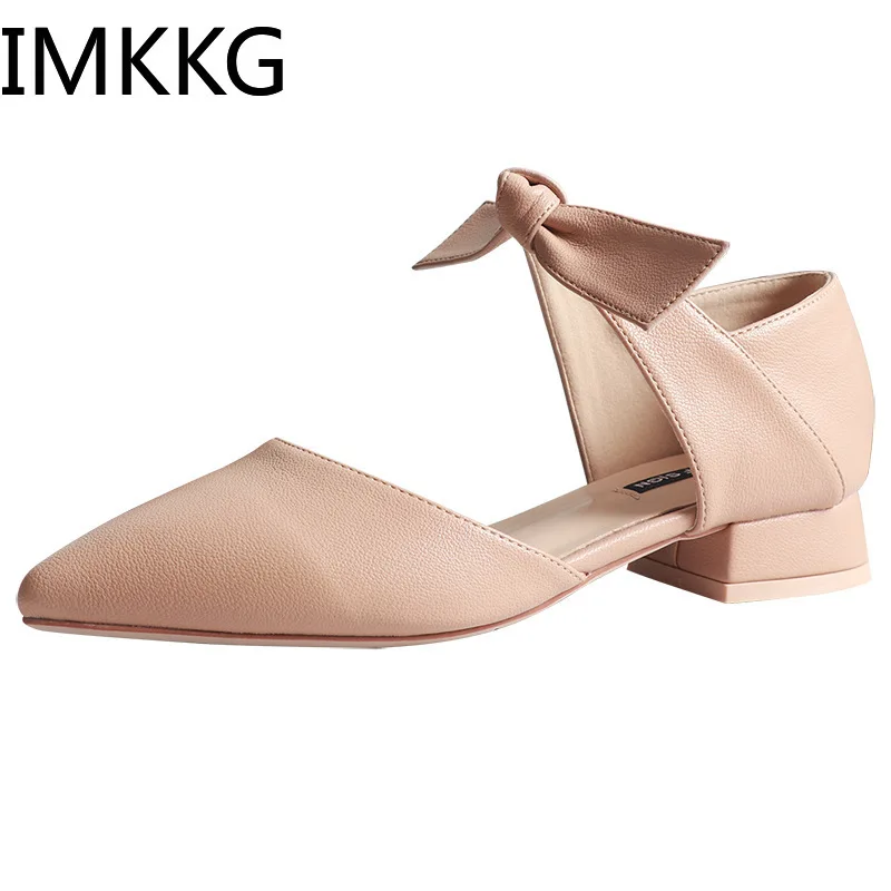 Женские босоножки с открытой спиной балетки ремешком на щиколотке и заостренным