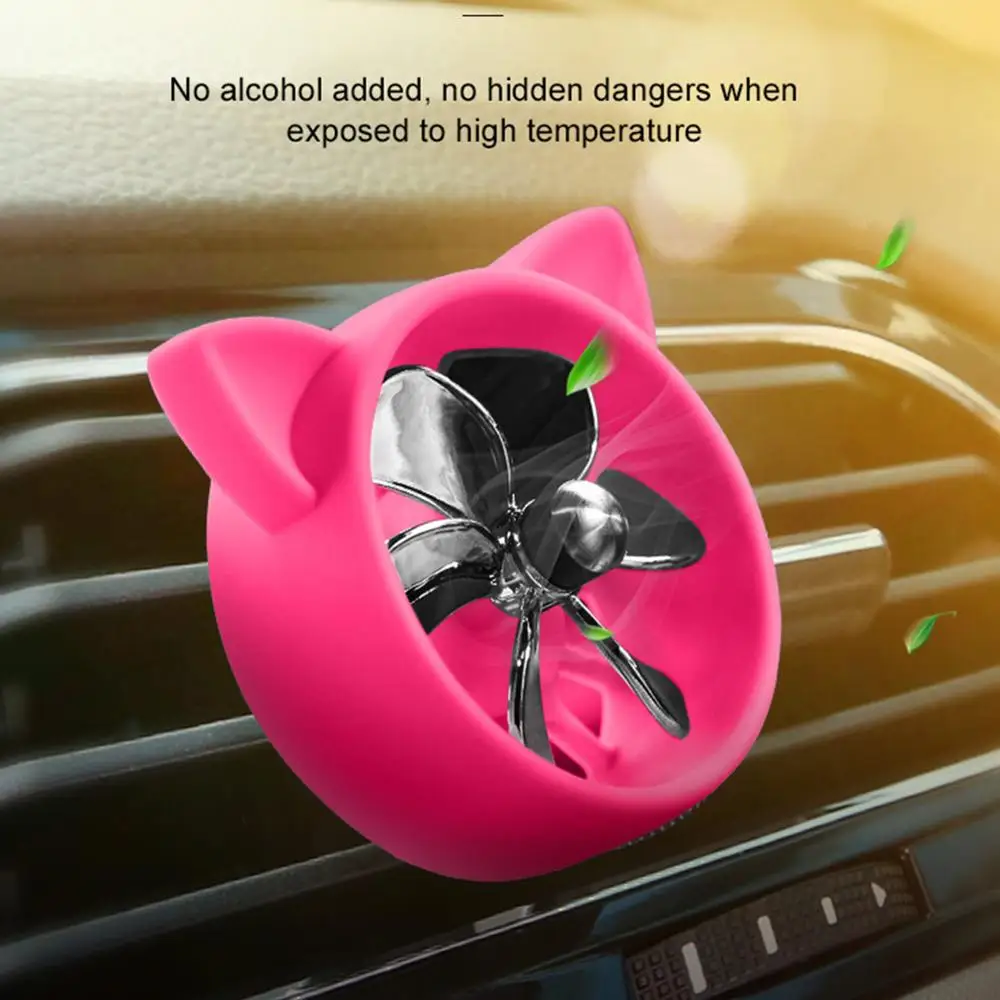 

Cat Shape Mini Car Air Freshener Smell Air Freshener aromatherapy clip tablets Auto Air Vent Perfume Parfum Flavoring