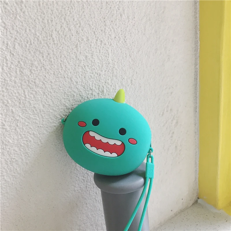 coin purse Новинка, силиконовый женский кошелек с мультяшным рисунком, мини круглый кошелек с карманом для монет, женские сумки, держатели для карт, роскошный брендовый прозрачный кошелек - Цвет: coin purse