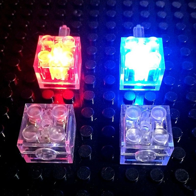

Flashing Premium LED Light Building Blocks Lamp Accessories for Gift Party Festival Decoration DIY Toy for Children