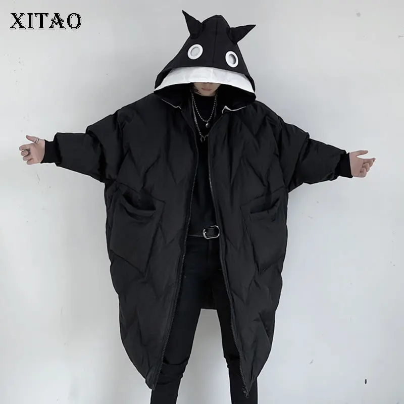 XITAO женские черные Белые парки модные новые длинный рукав элегантные маленький