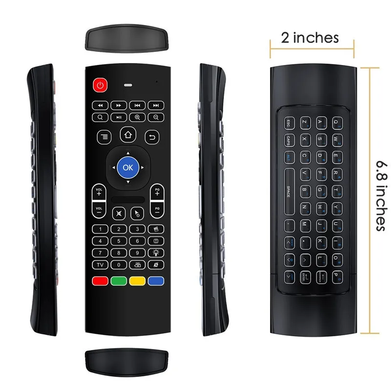 Беспроводной пульт дистанционного управления клавиатурой MX3 2 4G Air Mouse для Smart Android