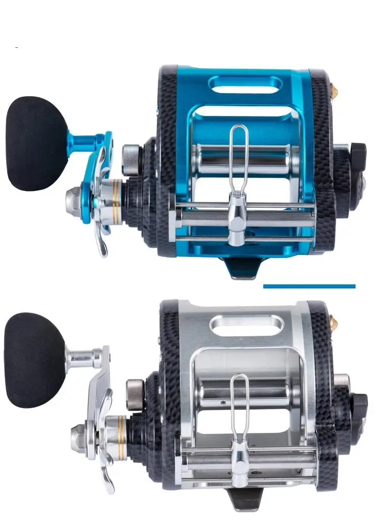 

WOEN CNC Full metal wheel GF10000 Boat fishing reel 20KG carbon brake power Trolling sea fishing reel PE6/750m