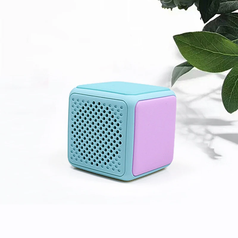 Миниатюрная Bluetooth-колонка небольшой кубический беспроводной динамик уличный