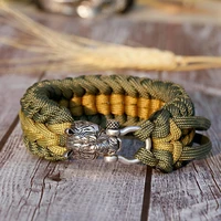 punk style fashion bracelet mens and womens couples hand woven bracelet gold color copper material bracelet clasp 2020