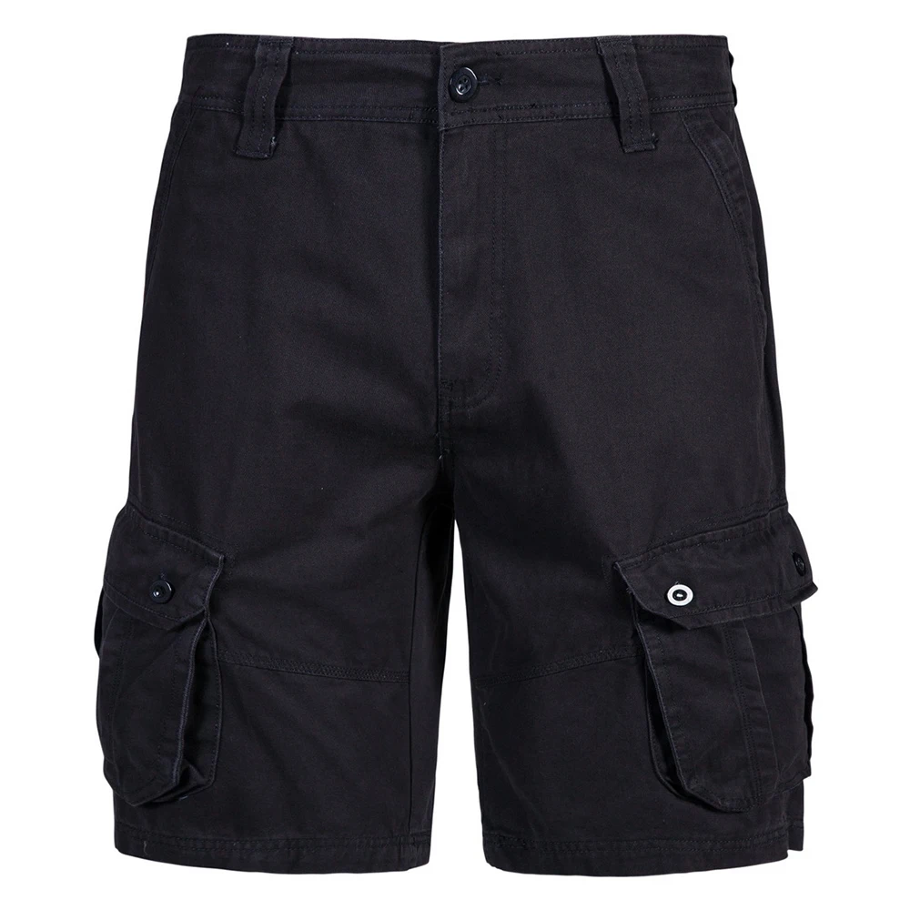 

2020 New Men Cargo Pants Shorts Male Casual Shorts Summer Short Pants With Pockets Solid Color Fashion Man Shorts Streetwear D25