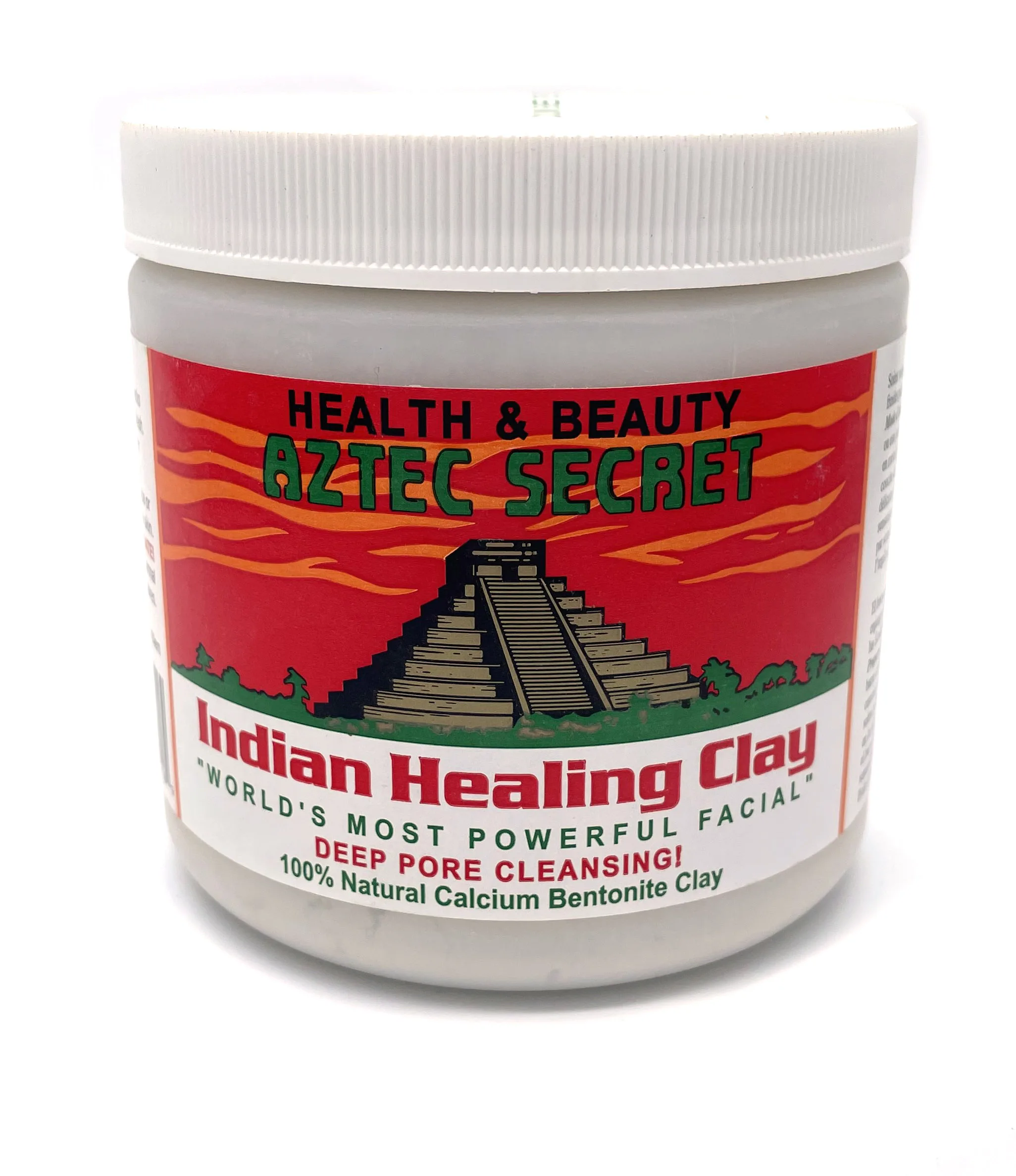 

American Aztec Indian Healing Clay natural God mud mask to clean pores 454g