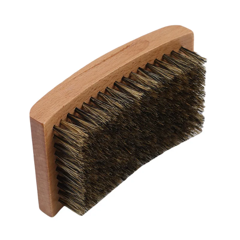 

Square Natural Boar Bristle Beard Brush For Men Bamboo Face Massage That Works Wonders To Comb Beards And Mustache