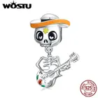 Подвеска из серебра 925 пробы в виде черепа