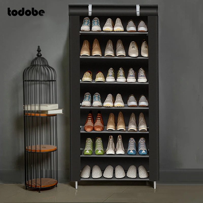 

9-Слои простой обувной шкаф усиленная рама обувь хранения Организатор экономия пространства подставка держатель полки мебель для дома полк...