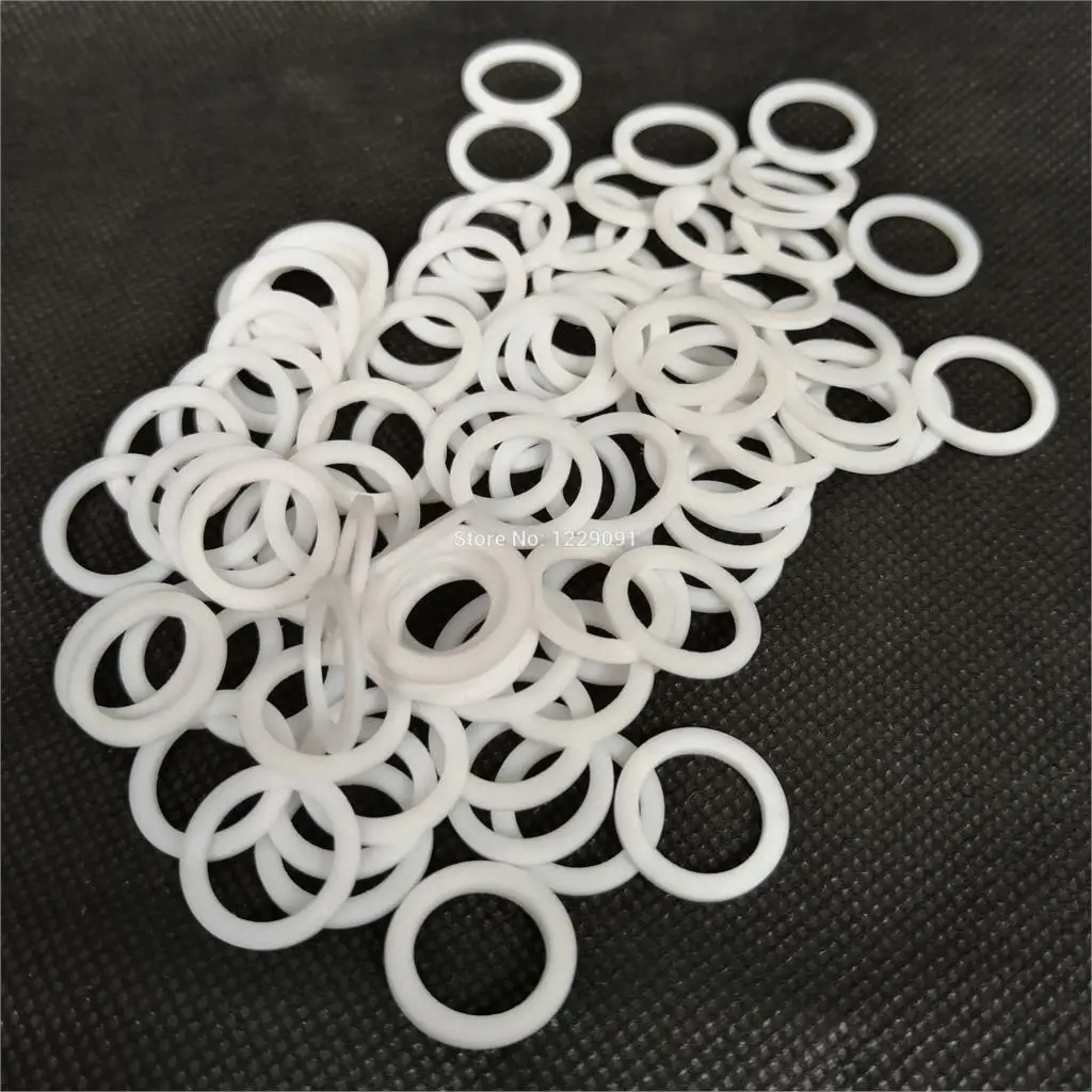 1000 шт. ПТФЭ шайба уплотнительное кольцо высокоточная Прокладка принимаем заказы