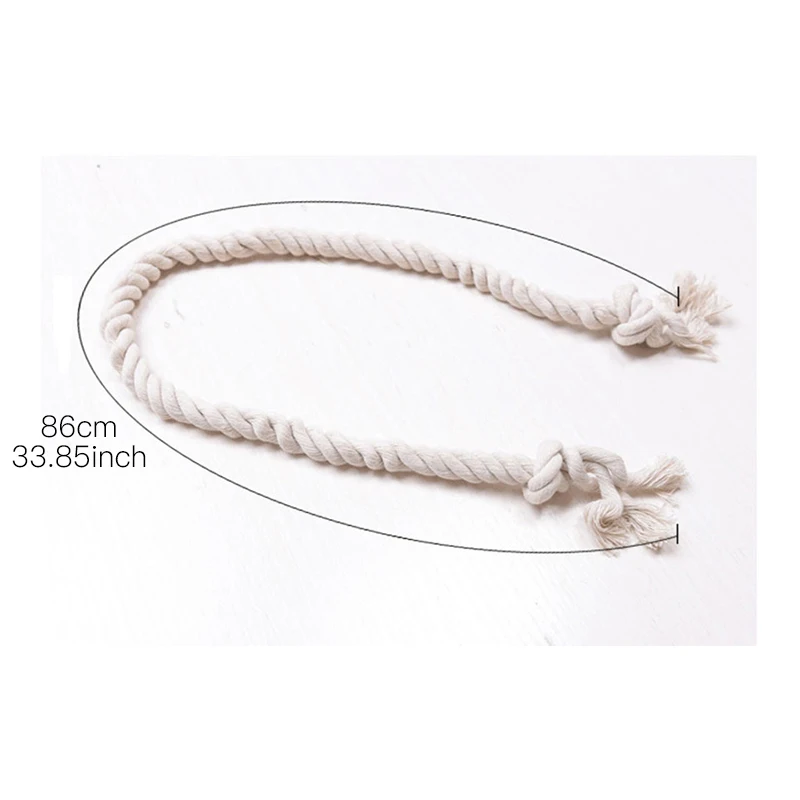 WIILII 2 упаковки занавесок из натурального хлопка веревка для штор Tieback ручная