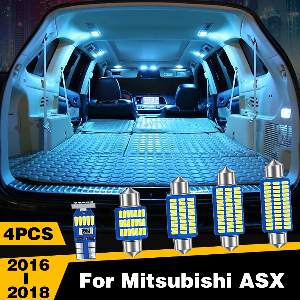 4 шт. светодиодные лампы для чтения салона автомобиля Mitsubishi ASX 2016 2017 2018 |