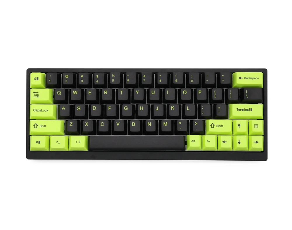 Вишневый профиль dip Dye Keycap набор толстый PBT пластиковый код терминал dye