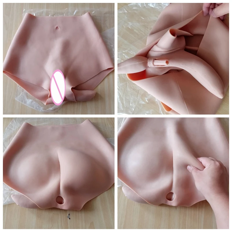 95 см Силиконовые Реалистичные трусики Вагина для трансвеститов искусственный