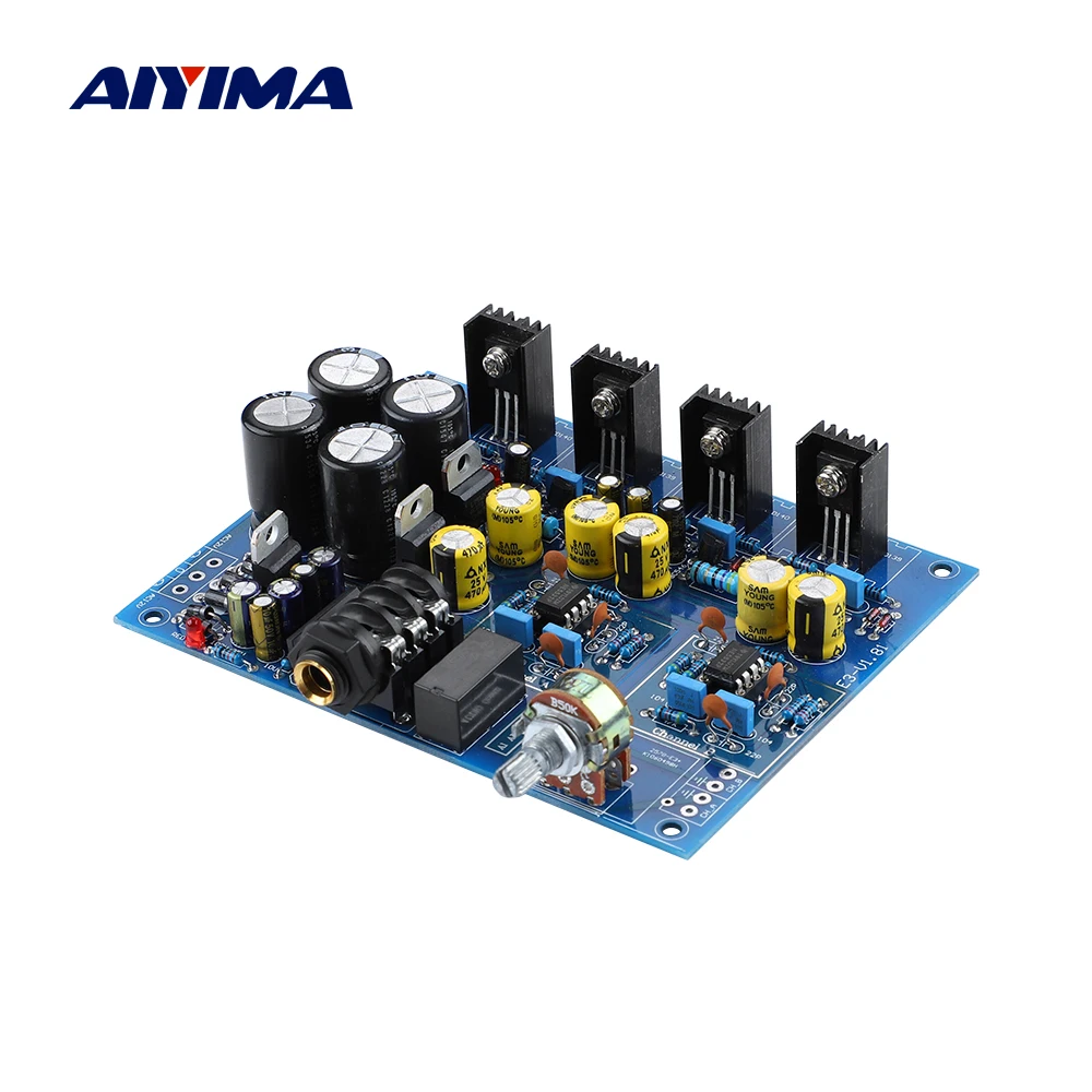 

Усилитель наушников AIYIMA OP AMP BD139 BD140 NE5532 для наушников 32 Ом-600 Ом