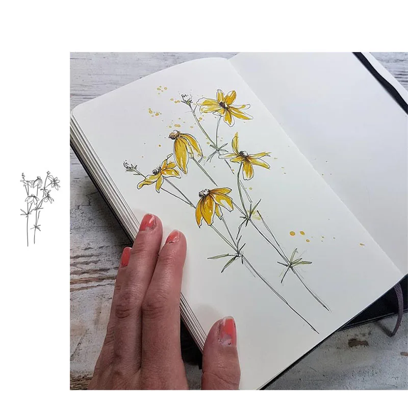 

JC Chrysanthemum Flowers Clear Rubber Stamps Scrapbooking Silicone Seals Craft Stencil Album Card Make Decoration Sheet 2020 New