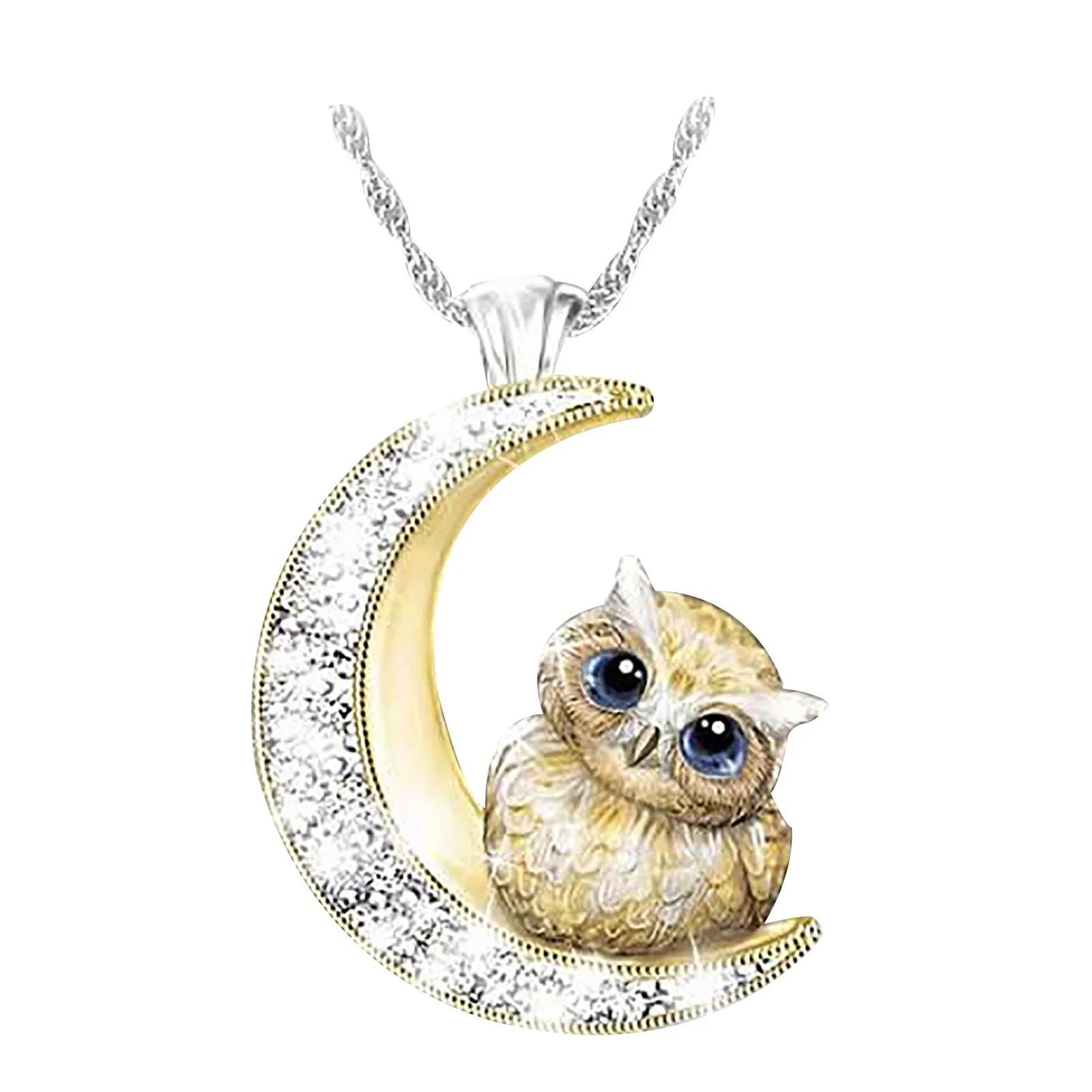 Модное темпераментное ожерелье с милой совой раскрывает вашу индивидуальность