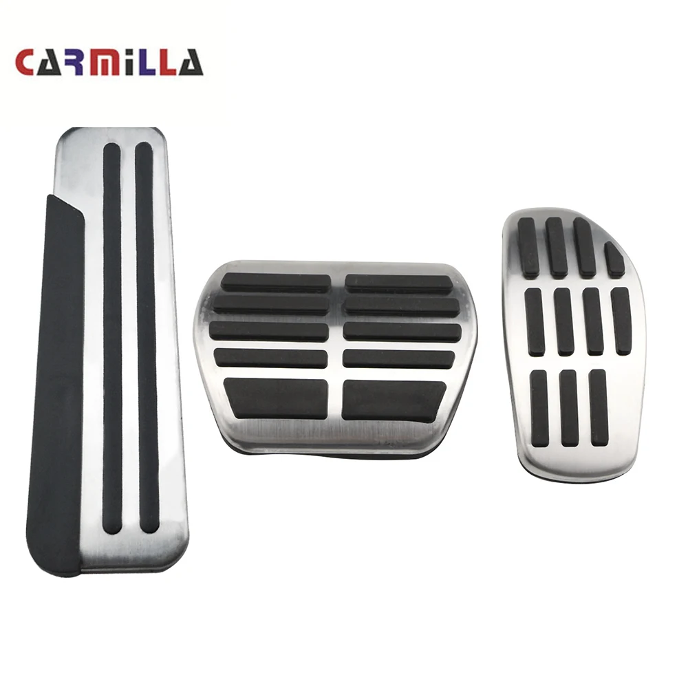 

Carmilla Car Fuel Gas Pedals Brake Clutch Footrest Pedal Cover AT MT for Nissan X-trail Xtrail T32 Rogue 2014 - 2020 Accessories
