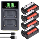 4x7,2 V 1800mAh NP-FM500H NP FM500H NPFM500H Камера Двойная аккумуляторная батарея для Sony A57 A58 A65 A77 A99 A550 A560 A580 L50