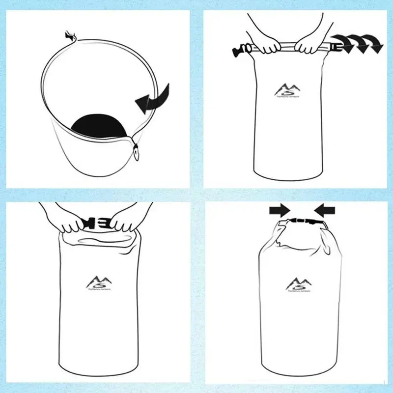 

5L/10L/20L/40L Outdoor Rafting Bag Dry Bag Waterproof Storage Bag Pack Sack Fishing Swimming Rowing Kayaking Floating Bag 2021
